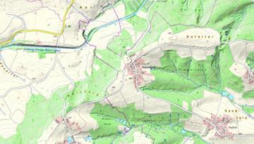 Historische Ortshinweise über Gspannberg unter Topographia Franconiae