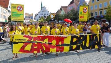 134 Menschen zeigten ihre Entschlossenheit beim Volksfestzug