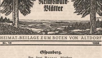 aus den Jahre 1928 - Das Dörfchen Gspannberg ...