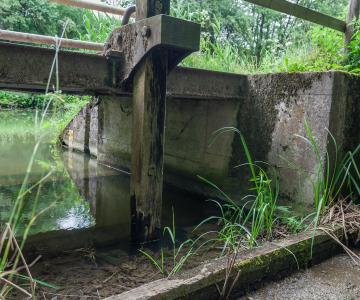 Grundablaß Gspannberg am alten Kanal