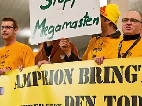 Rührersberger und Gspannberger protestieren gegen Stromautobahn