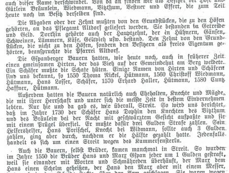 aus den Jahre 1928 - Das Dörfchen Gspannberg ...