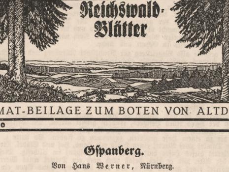 aus den Jahre 1928 - Das Dörfchen Gspannberg ...